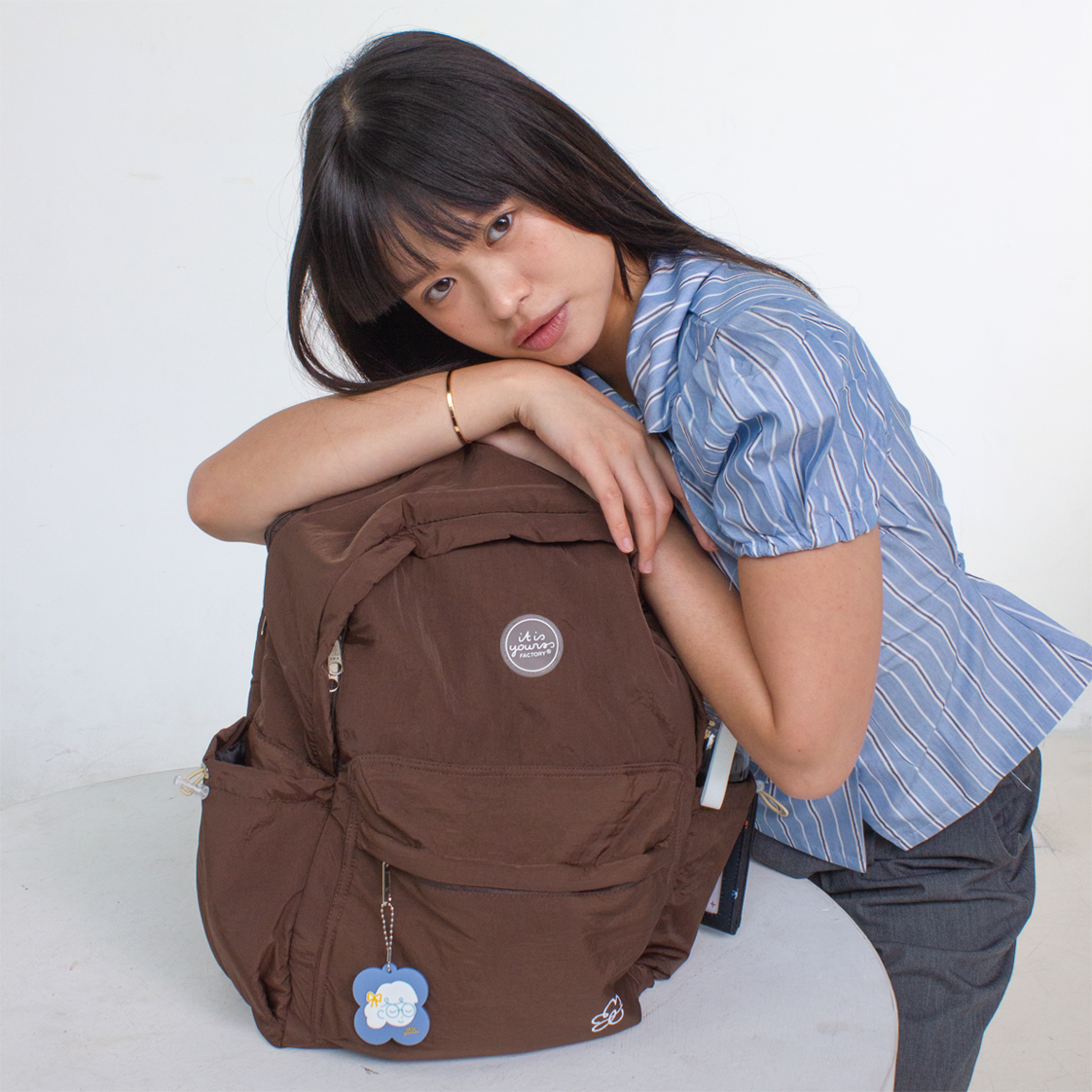 ITISYOURSS Abby Backpack | Tas Wanita | Tas Ransel Wanita | Tas Ransel | Ransel Laptop | Backpack Sekolah