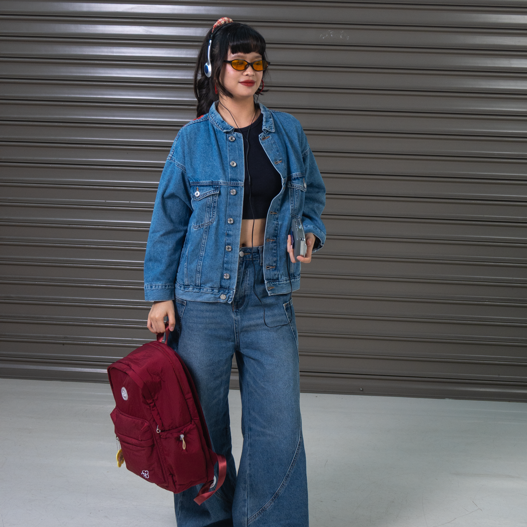 ITISYOURSS Abby Backpack | Tas Wanita | Tas Ransel Wanita | Tas Ransel | Ransel Laptop | Backpack Sekolah