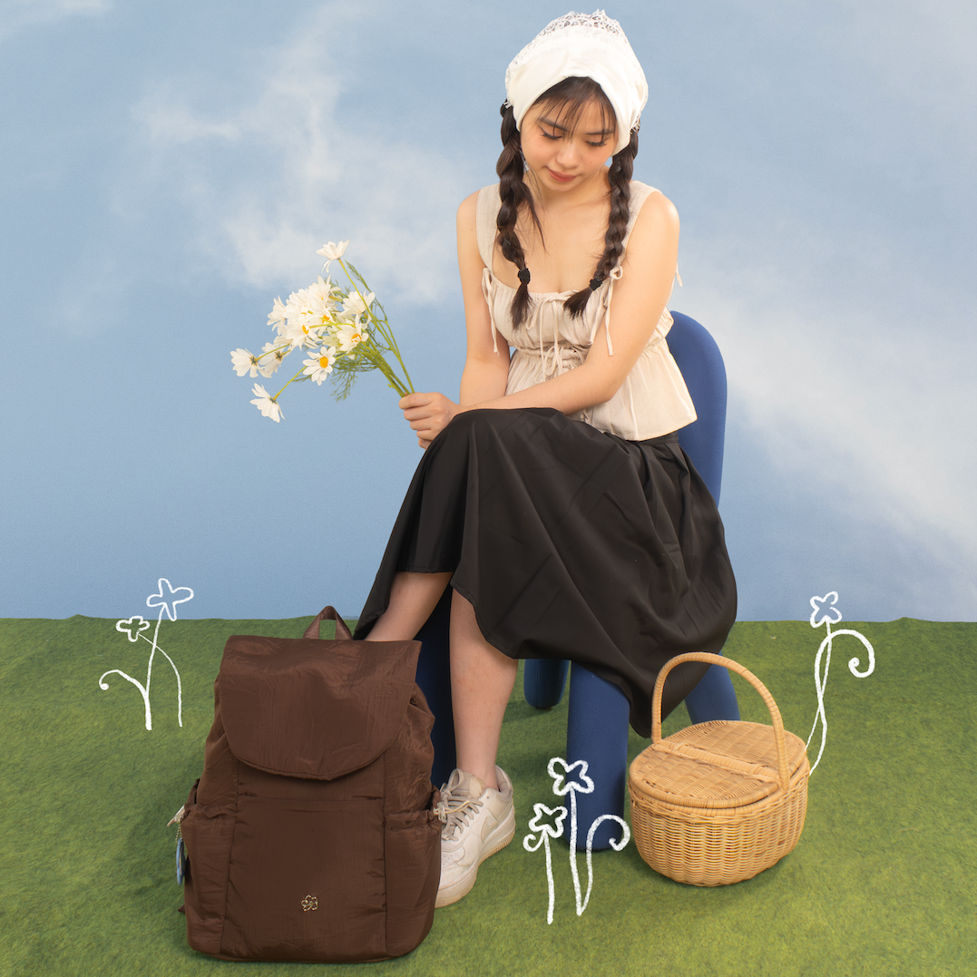 ITISYOURSS Rosy Backpack | Tas Wanita | Tas Ransel Wanita | Tas Ransel | Ransel Laptop | Backpack Sekolah | Backpack Kuliah | Tas Sekolah Anak Perempuan | Laptop Backpack | Travel Backpack | Woman Travel Backpack