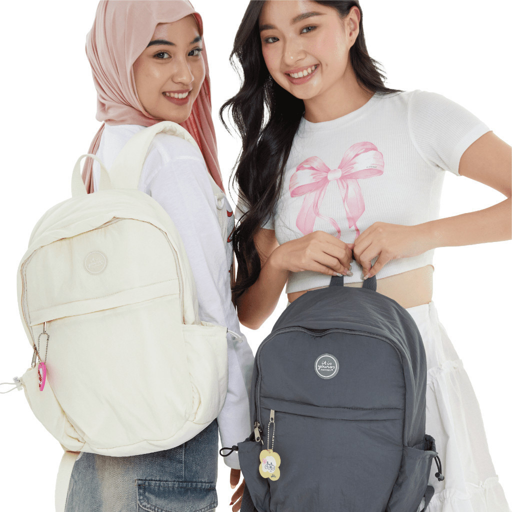 ITISYOURSS Airy Backpack | Ransel Gemes | Ransel Cewe | Ransel Estetik | Backpack Gemes | Ransel Korea | Backpack Korea | Backpack Cewe | Backpack Aesthetic