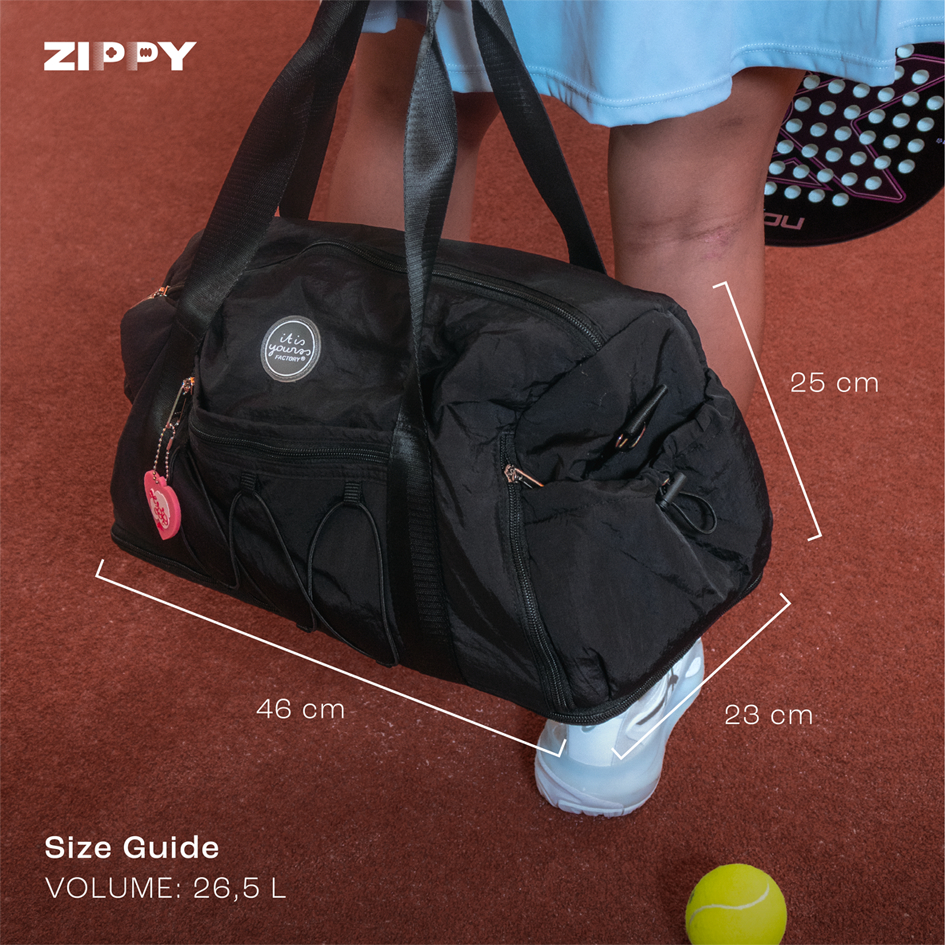 ITISYOURSS Zippy Duffle Bag | Tas Travel Wanita | Tas Gym Wanita