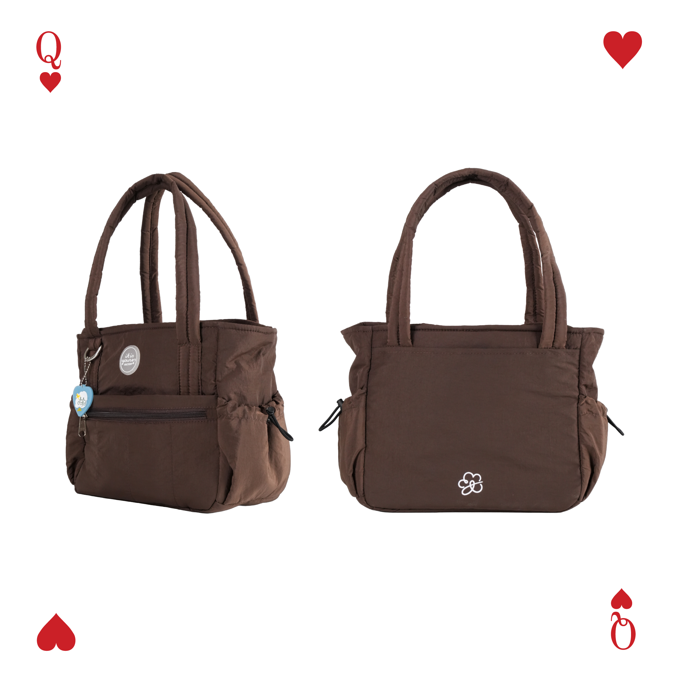 ITISYOURSS Marie Mini Tote Bag | Tas Bahu Wanita | Shoulder Bag | Tote Bag | Daily Bag | Tas Gemes | Tas Cewe | Tas Muat Banyak | Tote Bag Ringan | Tas Bahu Kuliah | Tas Kantor