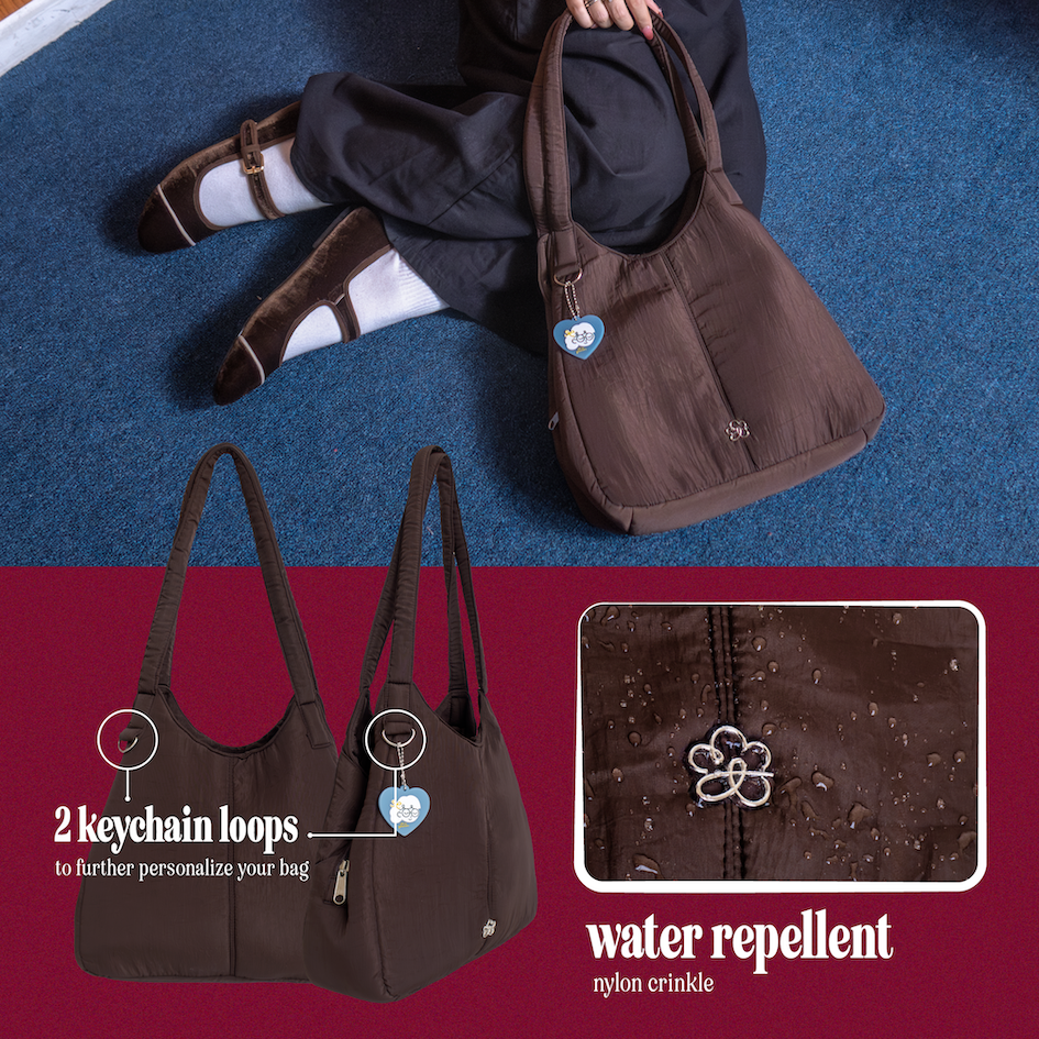 ITISYOURSS Ruby Tote Bag | Tas Bahu Wanita | Shoulder Bag | Tote Bag | Daily Bag | Tas Cewe | Tas Wanita | Tote Bag Casual | Tote Bag Elegan | Tas Jinjing