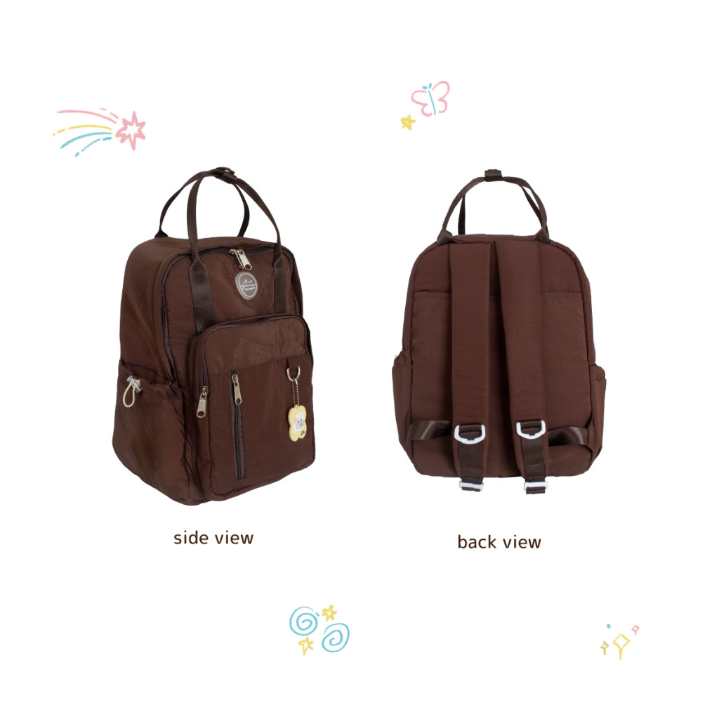 ITISYOURSS Yuki Backpack | Ransel Wanita | Tas Sekolah | Tas Kampus | Backpack Cewe | Women Backpack | Casual Backpack | Ransel Gemes | Ransel Estetik | Ransel Korea