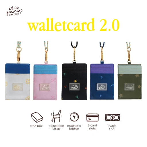 Image of ITISYOURSS Sally’s Wallet Card | Dompet Lipat | Dompet Kartu | Dompet Landyard | Dompet Lucu Gemes | Dompet Kanvas Muat Banyak