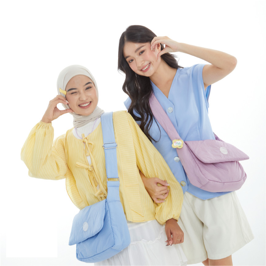 ITISYOURSS Cloudy Shoulder Bag | Tas Selempang | Daily Bag | Tas Muat Banyak | Tas Gemes | Tas Waterproof | Tas Bahu