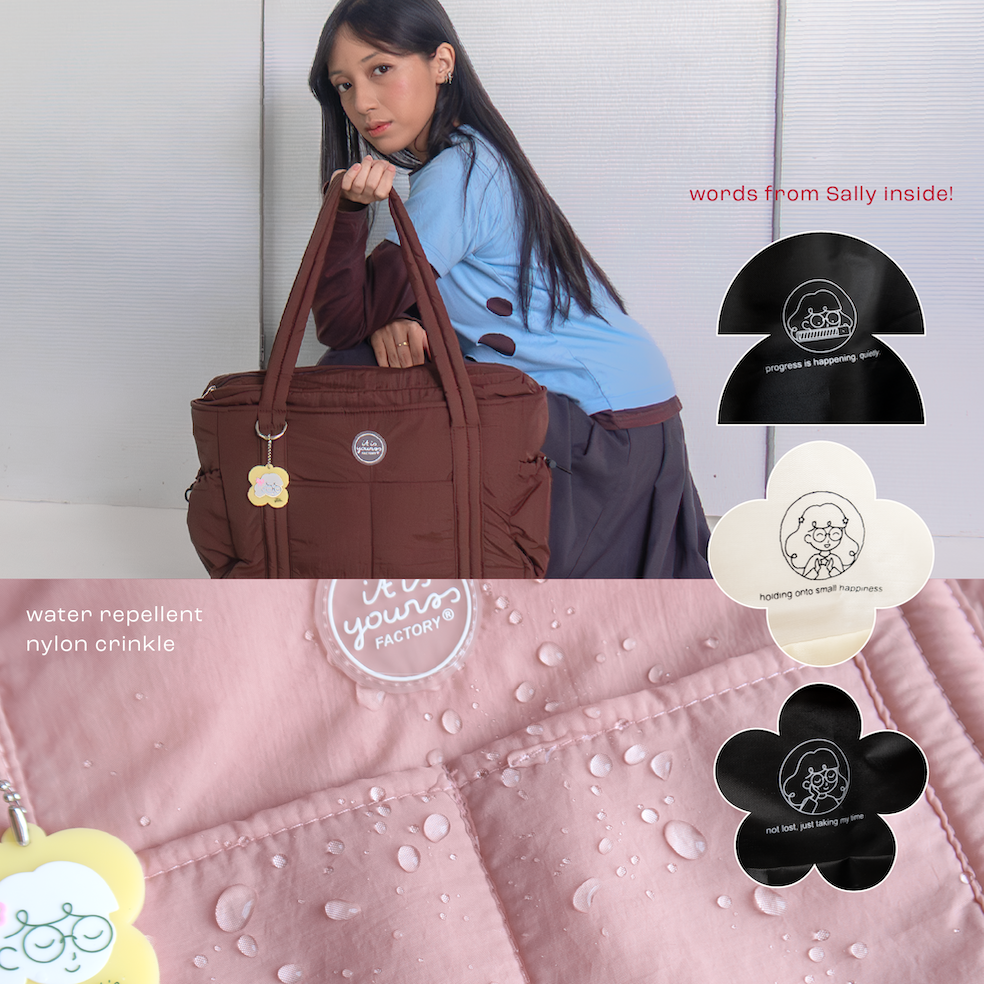 ITISYOURSS Hazy Tote Bag | Tas Bahu Besar | Sport Friendly | Tas Olahraga | Tas Ngantor | Tas Muat Banyak | Tas Laptop | Tote Bag Gemes
