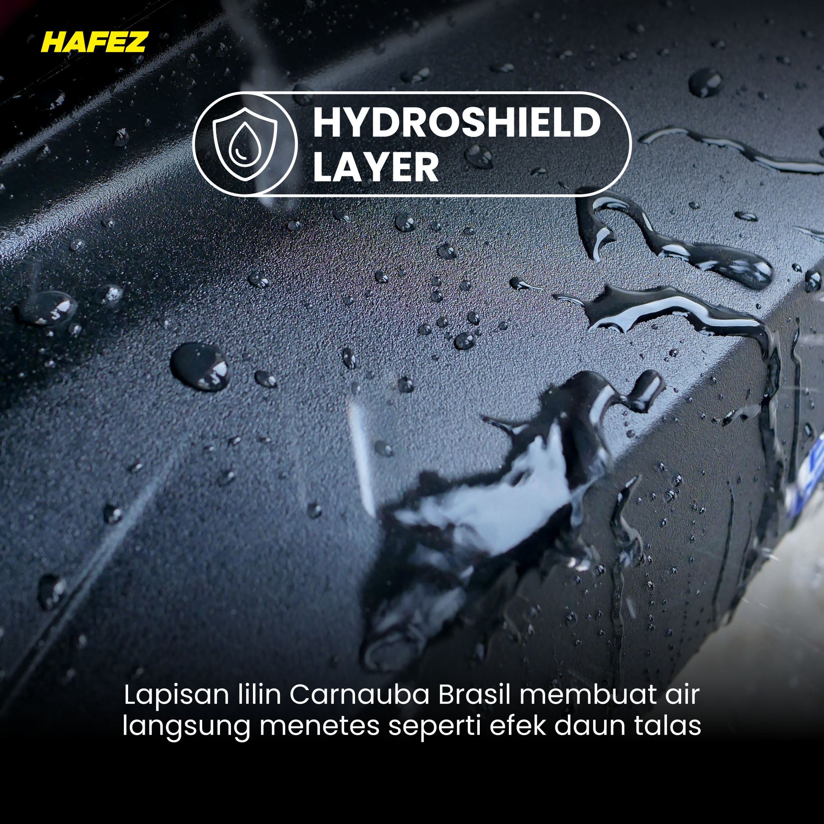 HAFEZ SHAMPOO Wash & Wax - Membersihkan dan Mengkilapkan Kendaraan Bermotor Pembersih Pengkilap