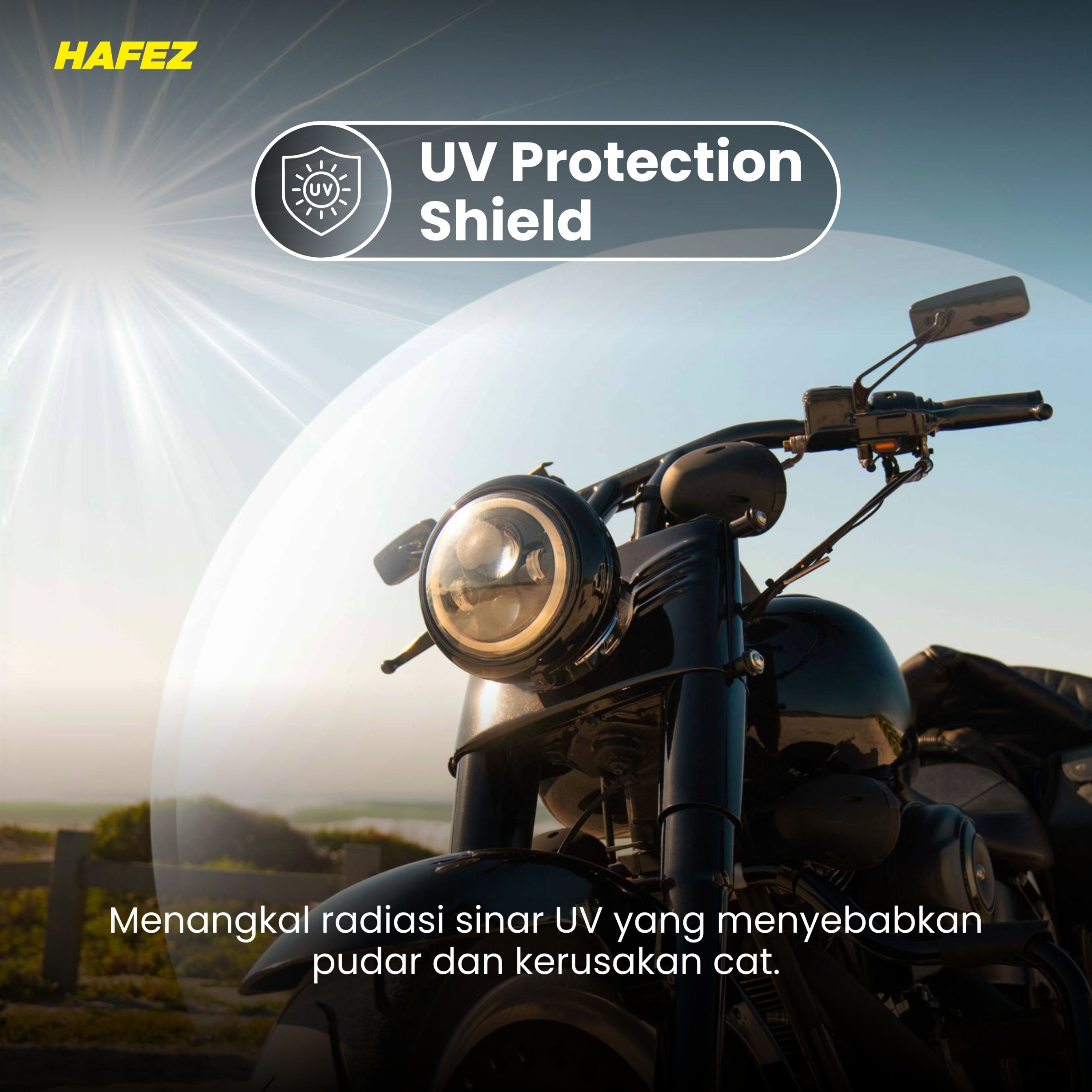 HAFEZ Paket Reseller 24 RESTORER Pengkilap Body Motor dan Penghitam Body Motor Kendaraan