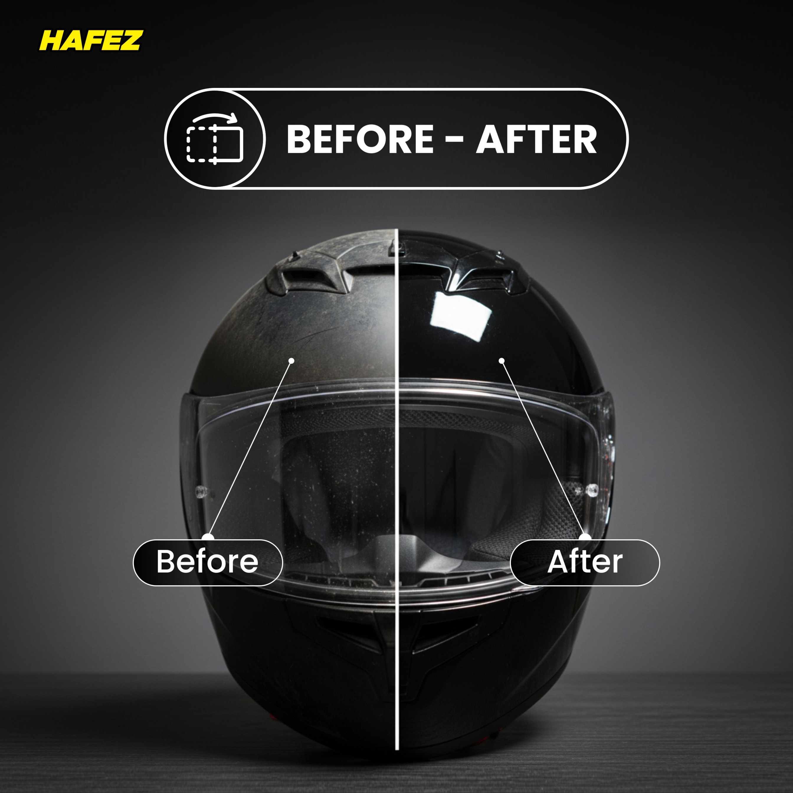 HAFEZ HELMET Foam Cleaner Foam Pembersih Helm & Menghilangkan Bau Helm