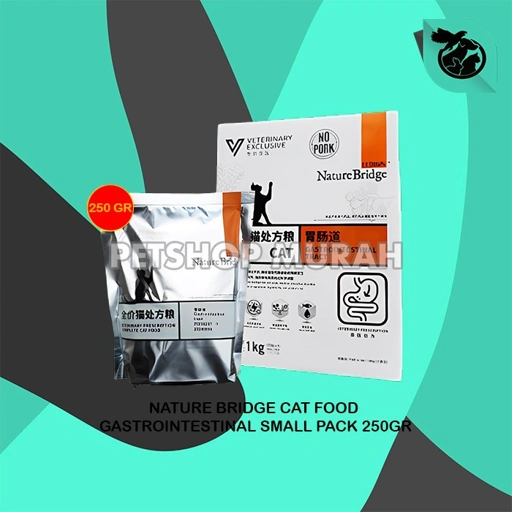 Image of Makanan Kucing Nature Bridge Gastrointestinal Cat Food Small Pack 250g