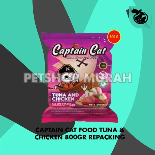 Image of Makanan Kucing Dewasa Captain Cat Adult Food 800 Gram Repack