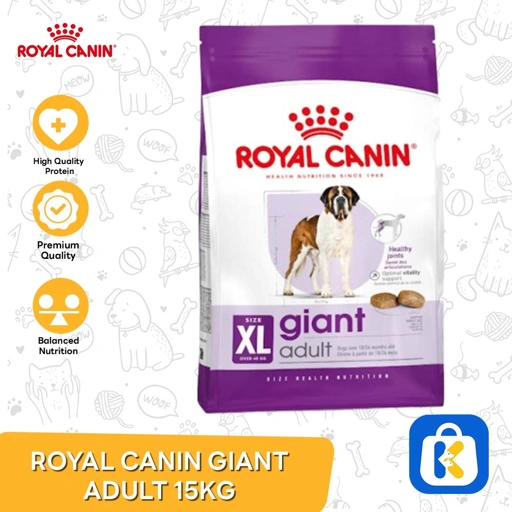 Royal Canin Giant Adult Dry Dog Food Makanan Anjing Dewasa 15 Kg