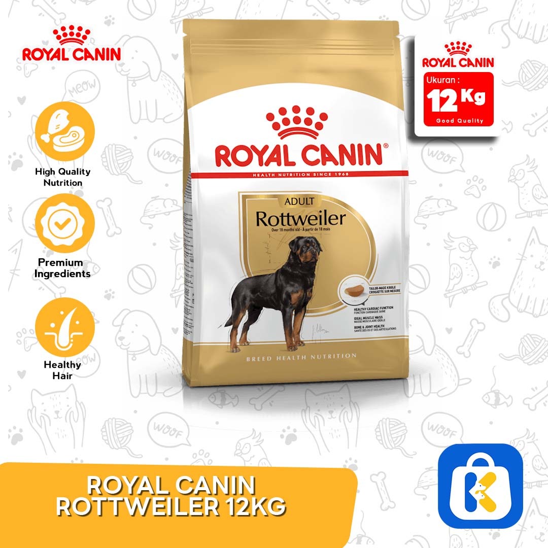  Makanan Anjing Royal Canin Rottweiler 12 Kg