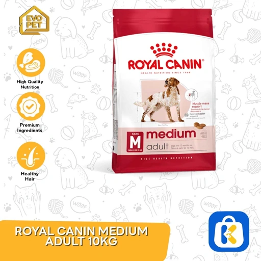 Makanan Anjing Dewasa Royal Canin Medium Adult 10 kg Dogfood 10kg