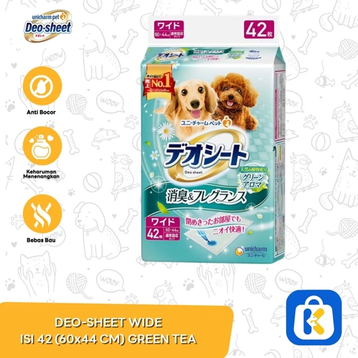 Deo-sheet Alas Pipis Poop anjing Perlak Hewan 42 pcs