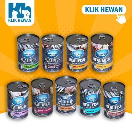 Makanan Kucing Adult Snappy Tom 400 gr / wet food 400gr