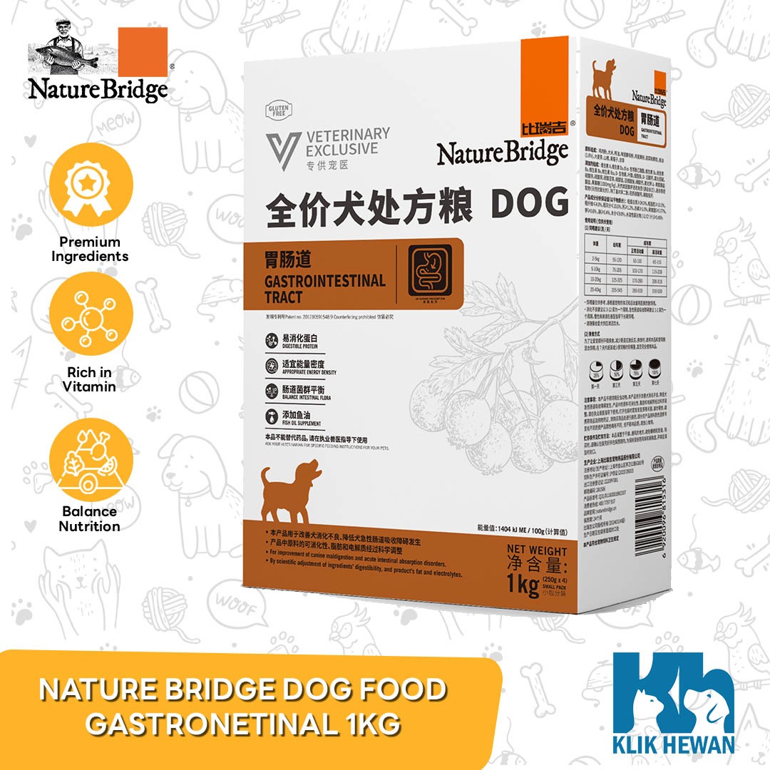 Nature Bridge Adult Dry Dog Food Gastrointestinal 1 kg