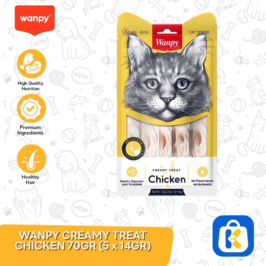 Snack Kucing Deli Joy Creamy Cat treat Cemilan 14GR