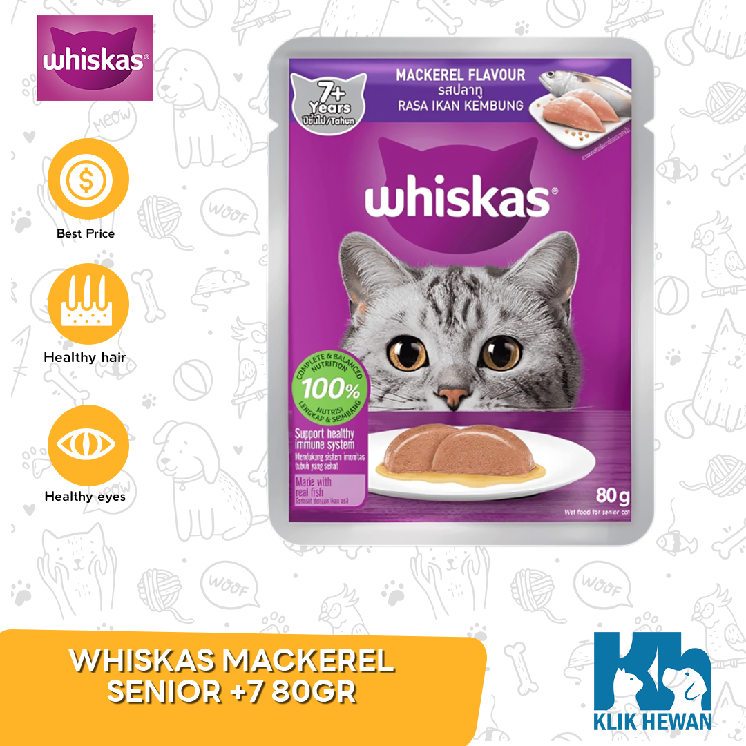 Makanan Kucing Basah Saset - Whiskas Saset All Varian 85 Gr