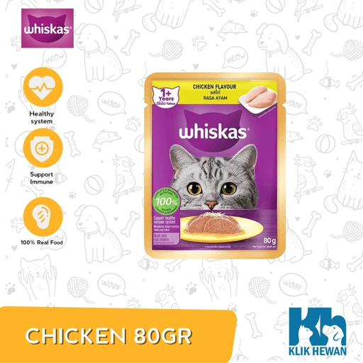 Makanan Kucing Basah Saset - Whiskas Saset All Varian 85 Gr
