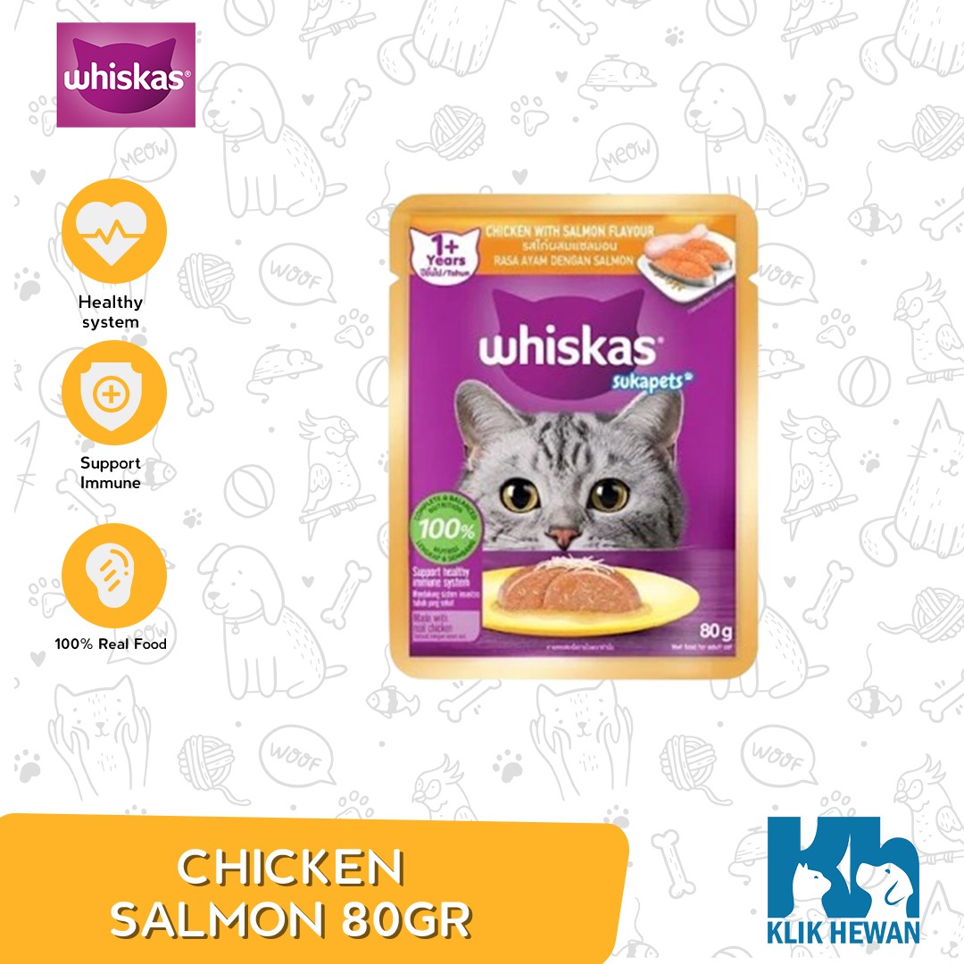 Makanan Kucing Basah Saset - Whiskas Saset All Varian 85 Gr