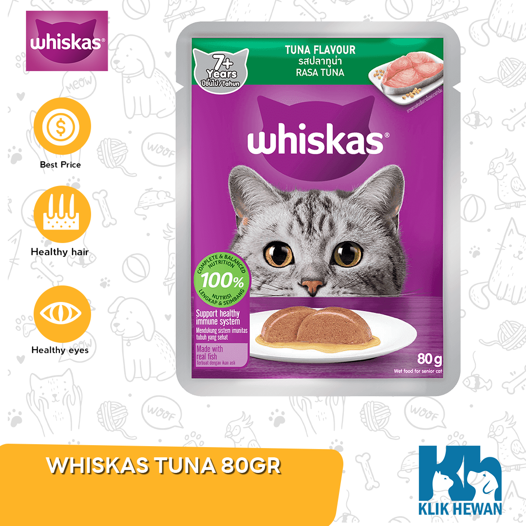 Makanan Kucing Basah Saset - Whiskas Saset All Varian 85 Gr
