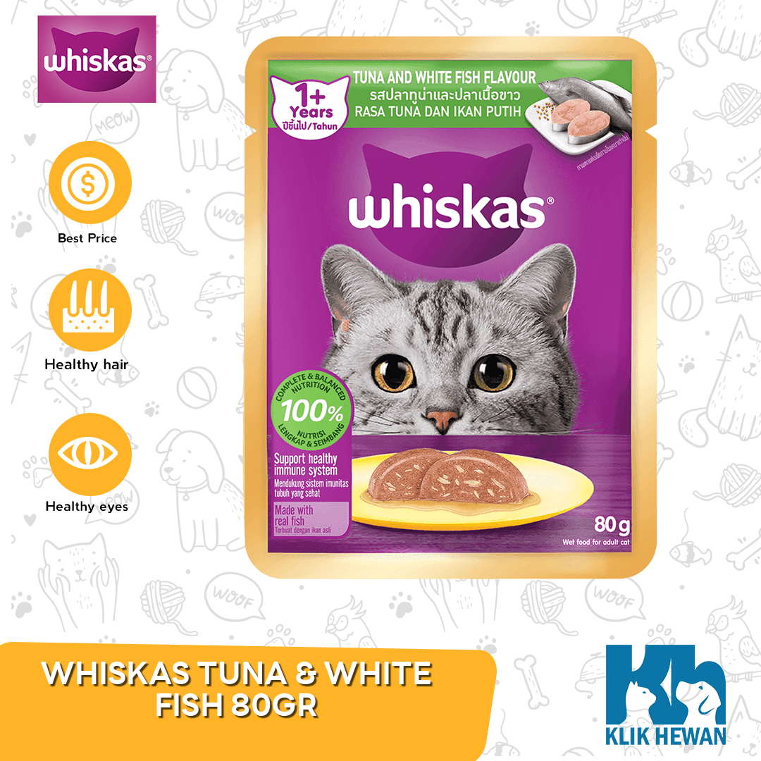 Makanan Kucing Basah Saset - Whiskas Saset All Varian 85 Gr