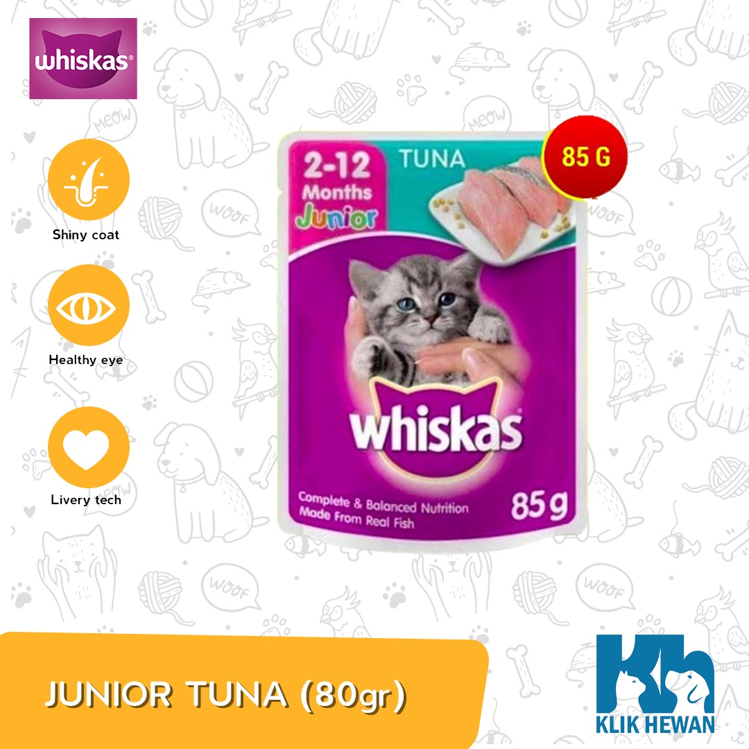 Makanan Kucing Basah Saset - Whiskas Saset All Varian 85 Gr