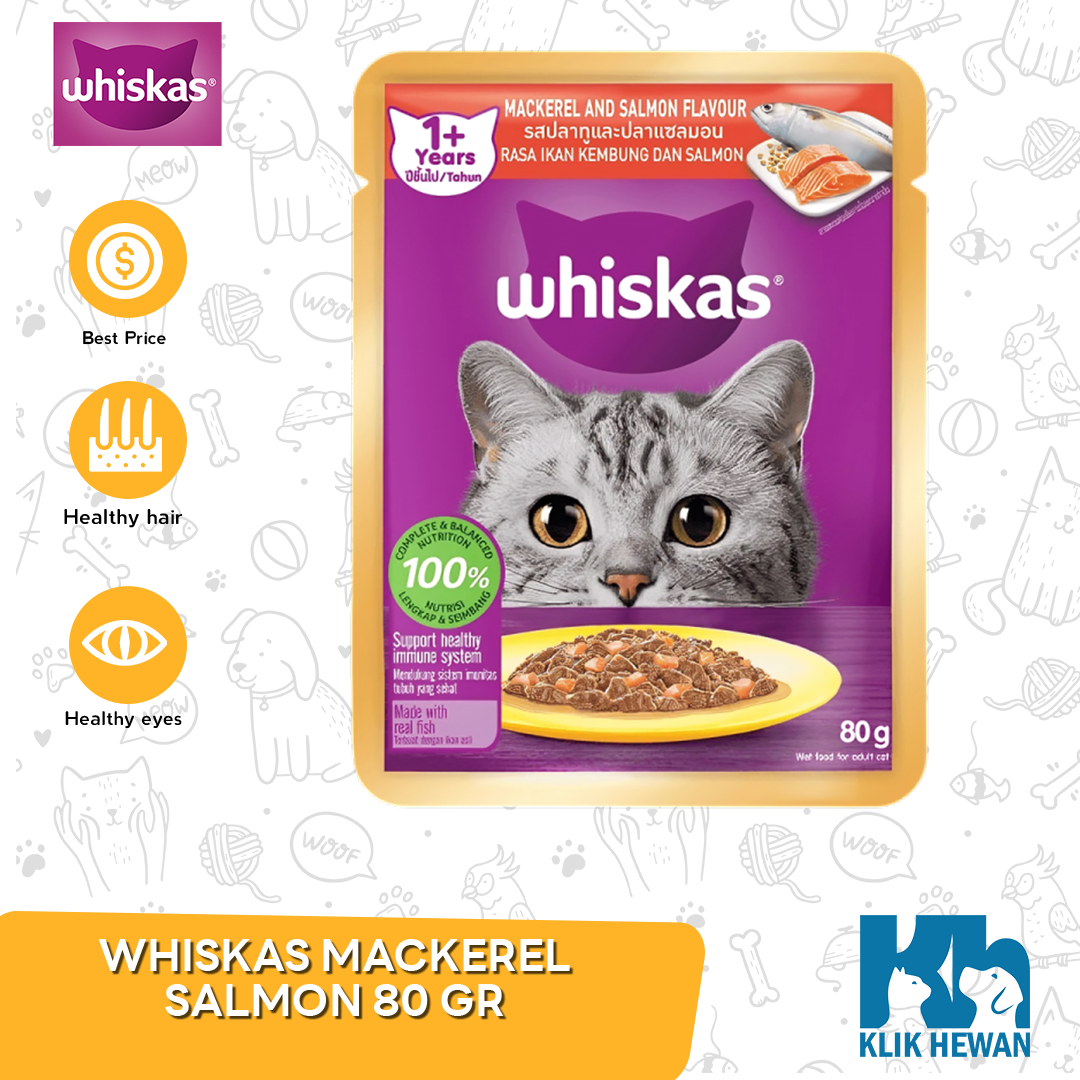 Makanan Kucing Basah Saset - Whiskas Saset All Varian 85 Gr