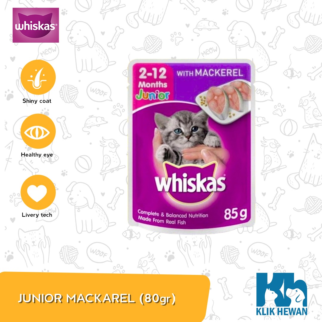 Makanan Kucing Basah Saset - Whiskas Saset All Varian 85 Gr