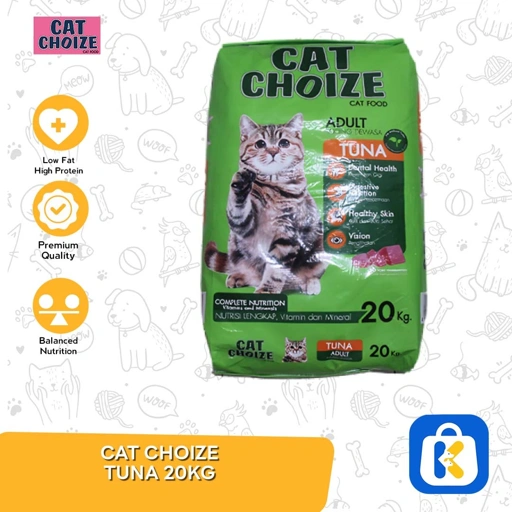  Cat Choize Makanan Kucing Repack 20Kg Cat Food Rasa Tuna 20 Kg