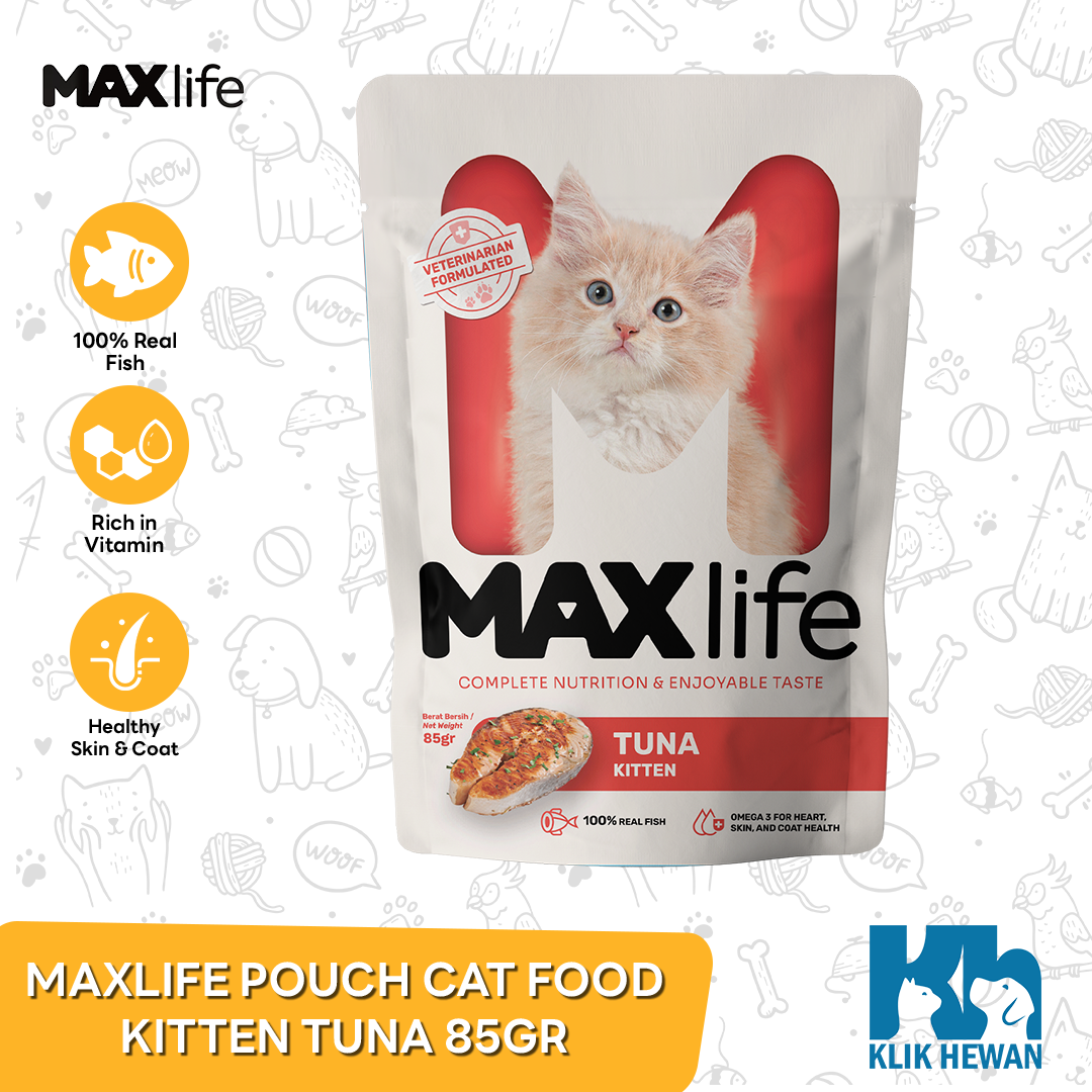 Makanan Kucing Life Cat Pouch 85gr Kitten Adult Wet Food