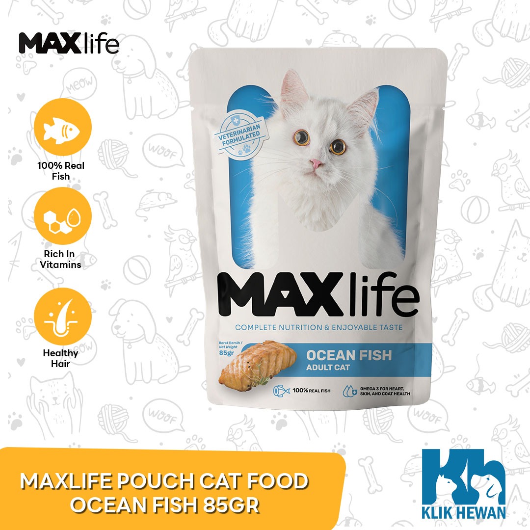 Makanan Kucing Life Cat Pouch 85gr Kitten Adult Wet Food