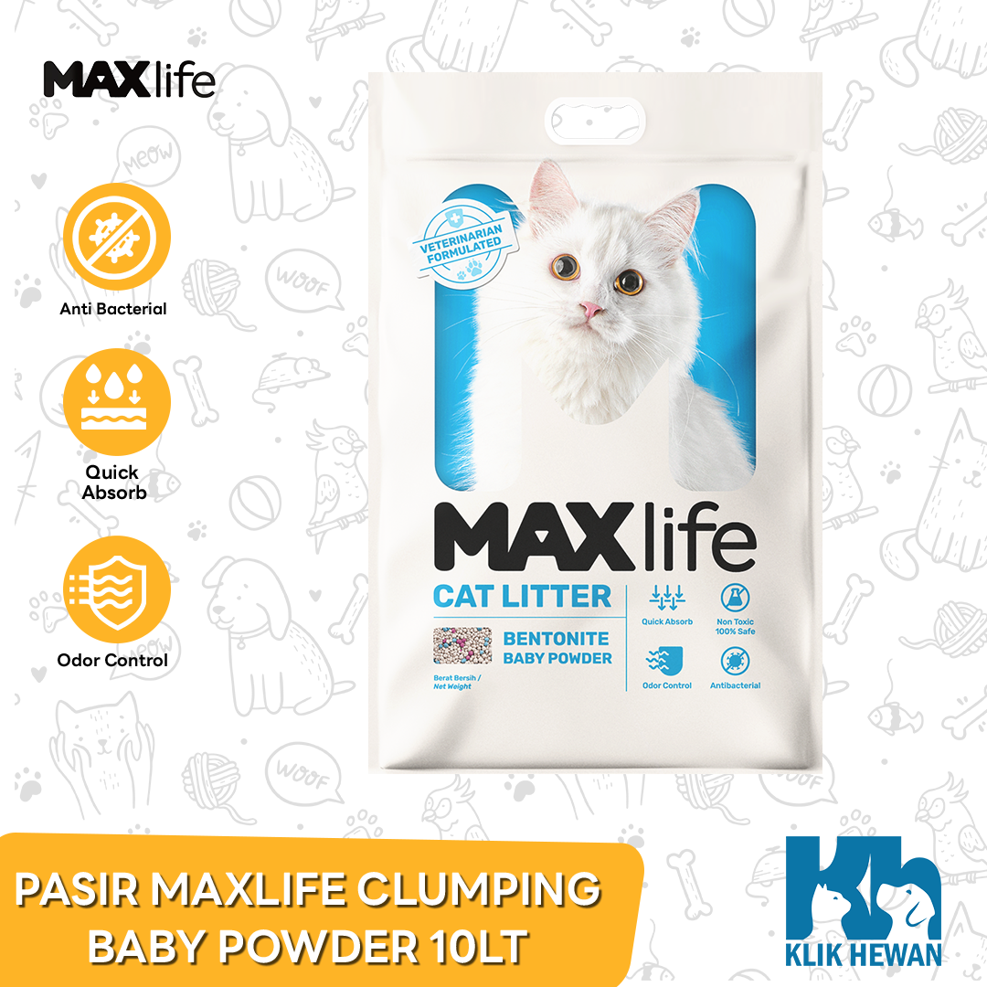 Pasir Kucing wangi Gumpal Clumping Master 10 Ltr Non Cub N kit