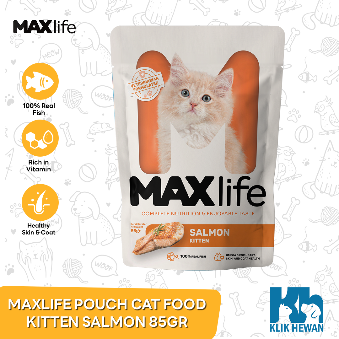 Makanan Kucing Life Cat Pouch 85gr Kitten Adult Wet Food