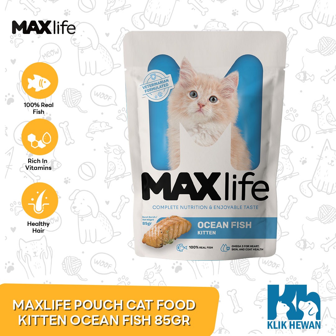 Makanan Kucing Life Cat Pouch 85gr Kitten Adult Wet Food