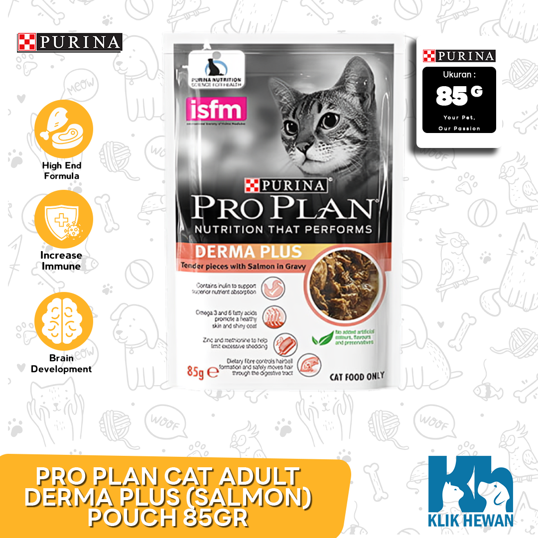 Makanan Kucing Basah Pro Plan Wet 85gr Cat Food ProPlan Pouch