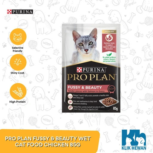 Makanan Kucing Basah Pro Plan Wet 85gr Cat Food ProPlan Pouch