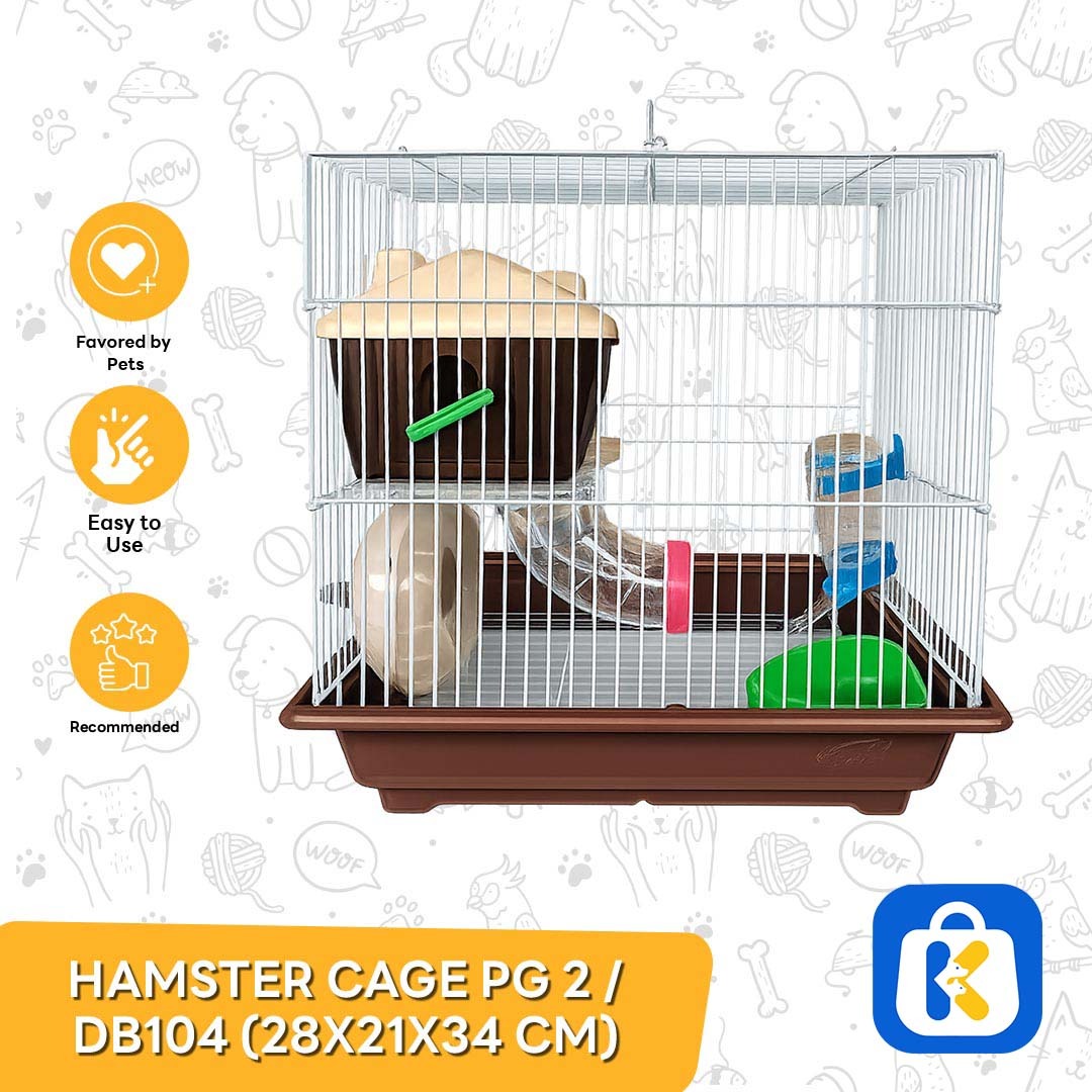 Hamster Cage PG 3 - Kandang Hamster - Rumah Hamster
