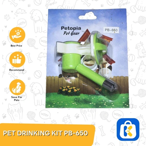 Pet Drinking Kit PB-650 Kepala Botol Minum Hewan - Petopia Single Tip