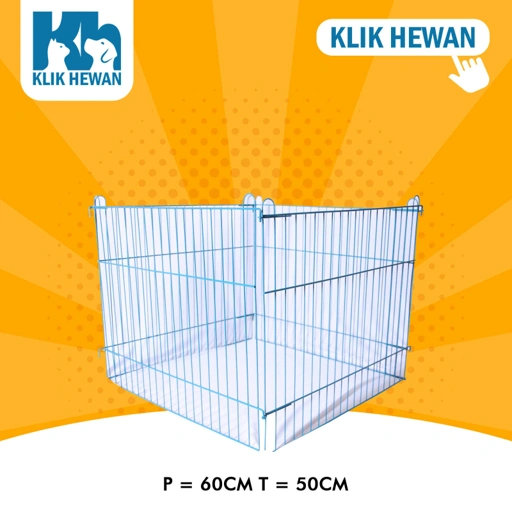 Kandang pagar lokal kelinci kucing anjing Murah 60 X 50 CM