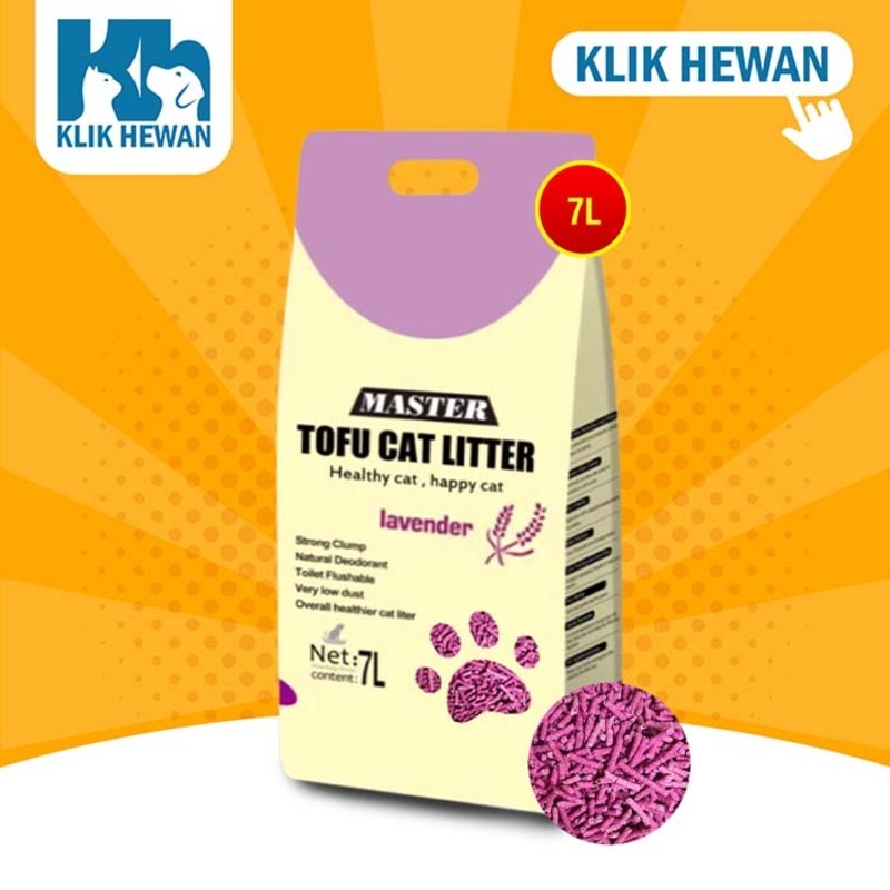 Master Tofu Soya Cat Litter Pasir Gumpal Kucing 7 Litter