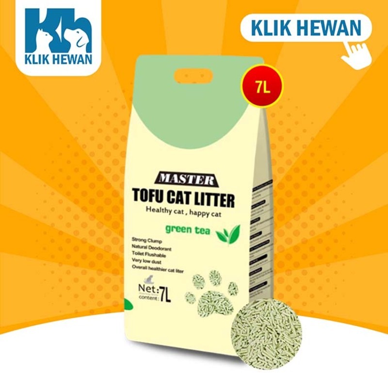 Master Tofu Soya Cat Litter Pasir Gumpal Kucing 7 Litter