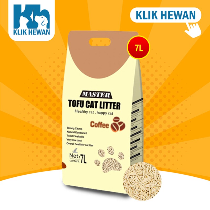 Master Tofu Soya Cat Litter Pasir Gumpal Kucing 7 Litter