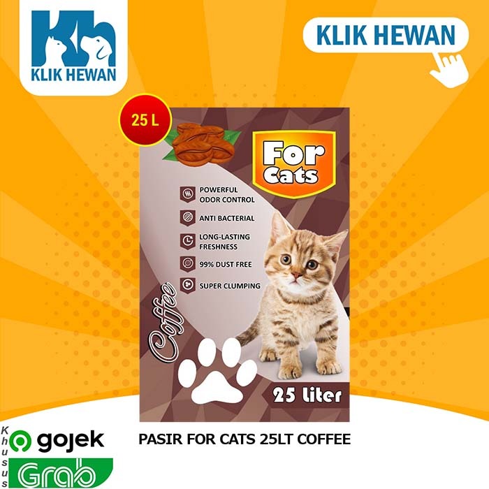 Pasir Kucing Gumpal Wangi For Cats 25 Litter