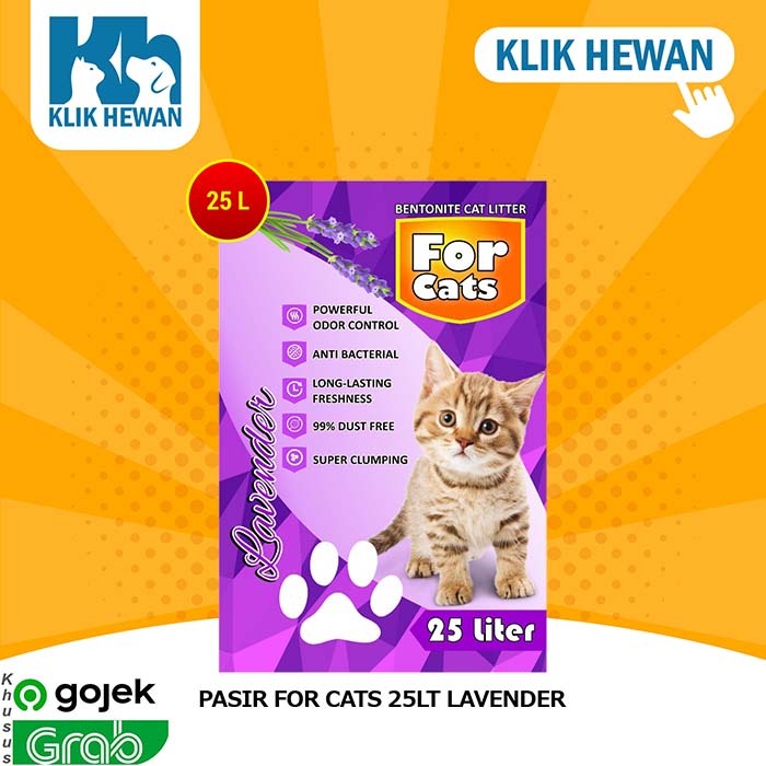 Pasir Kucing Gumpal Wangi For Cats 25 Litter