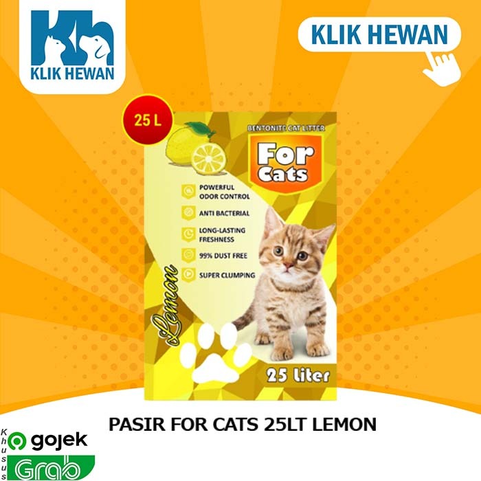 Pasir Kucing Gumpal Wangi For Cats 25 Litter