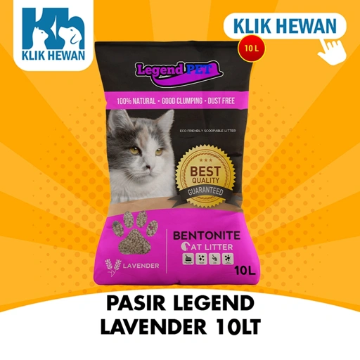 Pasir Kucing Legend Gumpal Wangi Clumping Bentonite 10 Liter