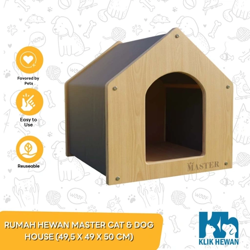 Master Kemah Rumah Hewan Kucing Bentuk Tenda Pet House Kucing Anjing